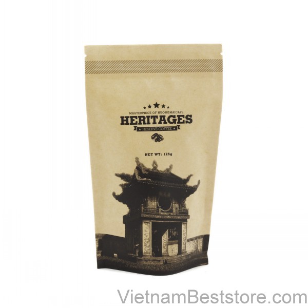 Heritage Coffee Kraft bag  Bean-125g