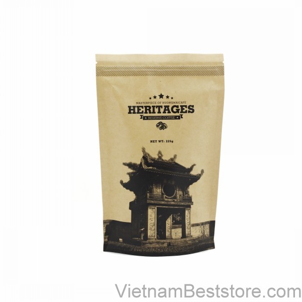 Heritage Coffee Kraft bag  Powder-225g 