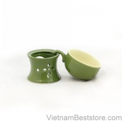 Cups with stove keep warming - Green nuggets