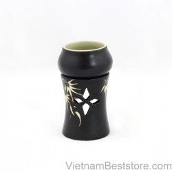 Cups with stove keep warming - Bamboo Floral