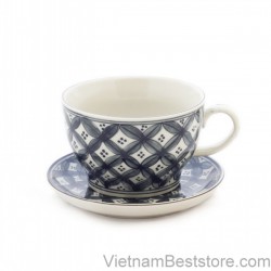 Capuchino Cup large floral four petal